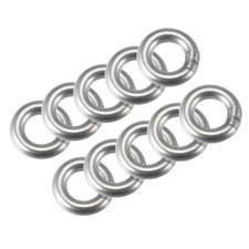 304 Stainless Steel Welded O-Ring 20mm 0.79" External Dia. 5mm thickness 10pcs