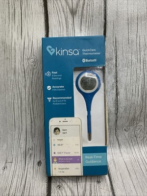 Kinsa Bluetooth Quick Care Individual Profiles Track & Share Thermometer Sealed
