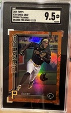 ONeil Cruz 2025 Topps Series 1 Spring Training Orange Foilboard /25 SGC 9.5 MINT