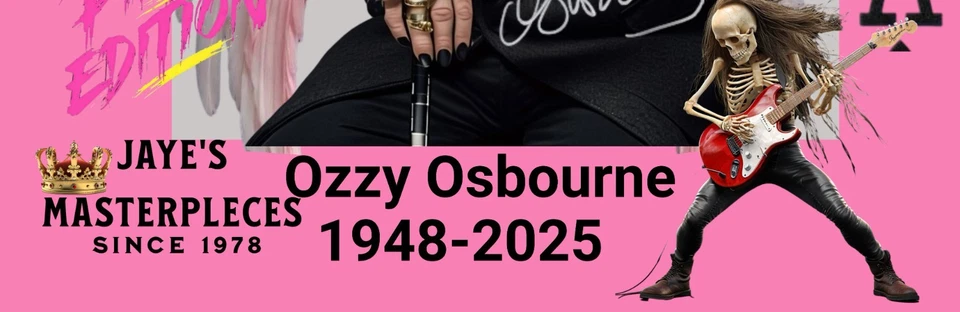 Cartel musical Back to the Beginning 20X30, EDICIÓN ROSA. FIRMADO A MANO POR EL ARTE Foto 4 de 4