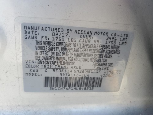 Driver Left Front Spindle/Knuckle Fits 12-19 VERSA 831318 - Picture 12 of 12