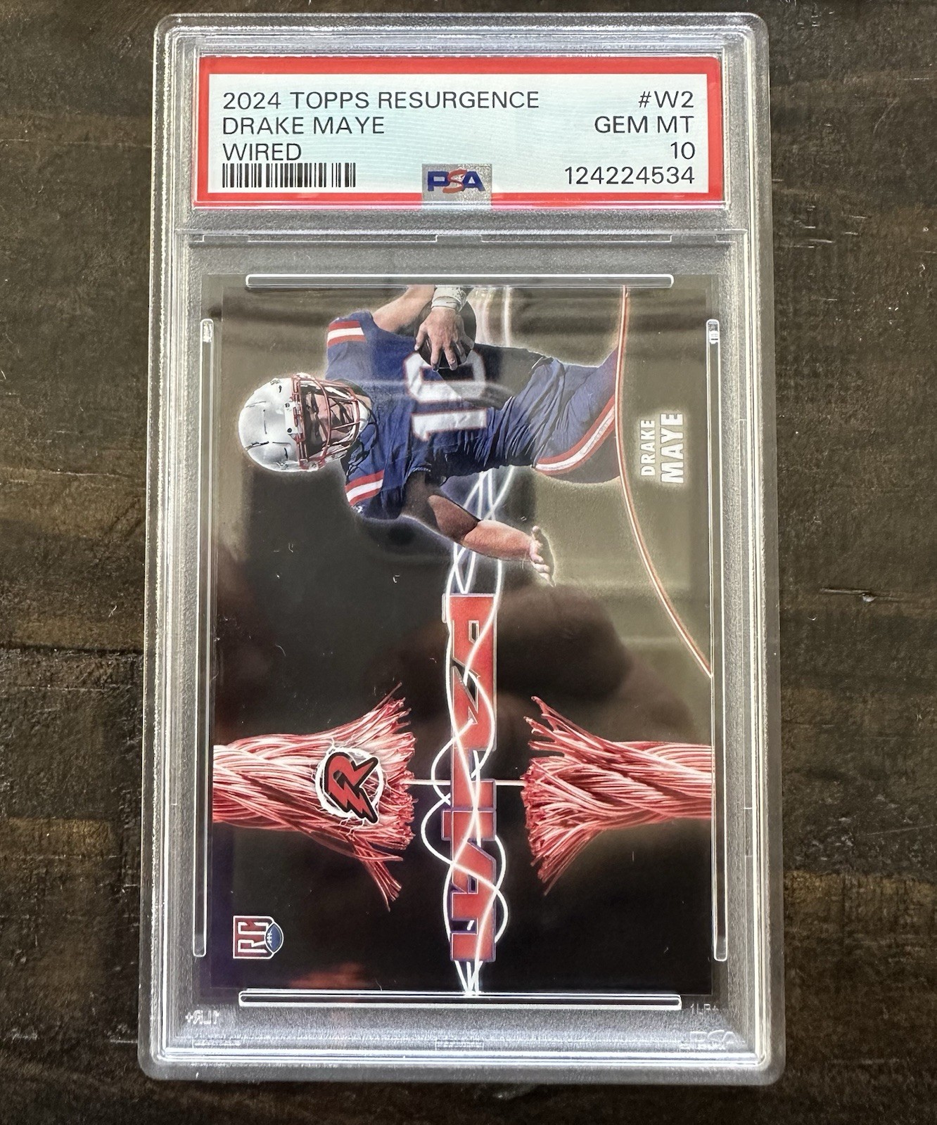 2024 TOPPS RESURGENCE WIRED #W2 DRAKE MAYE ROOKIE RC PSA 10