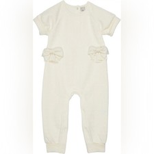 HABITUAL girlRuffle/Bow Coverall Infant