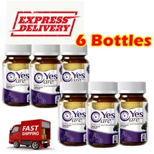 Real Elixir Yes Care Eyes Beta Carotene Bilberry B Chewable 30 Capsules X6