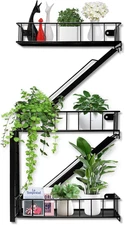 Fire Escape Shelf Wall Floating Shelves New York Metal Decorative Wall Organizer