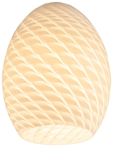 Access Lighting 23123 White Firebird Ostrich Glass Shade - Picture 1 of 12