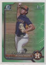2022 Bowman Draft Chrome Green Refractor 90/99 Michael Knorr #BDC-120 n0c