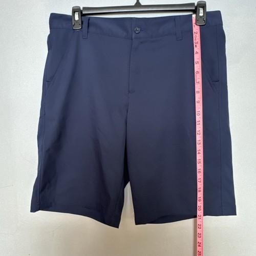 Fila Sport Golf dunkelblau Polyester Chino Shorts, Größe 34, gesticktes Logo - Bild 6 von 9