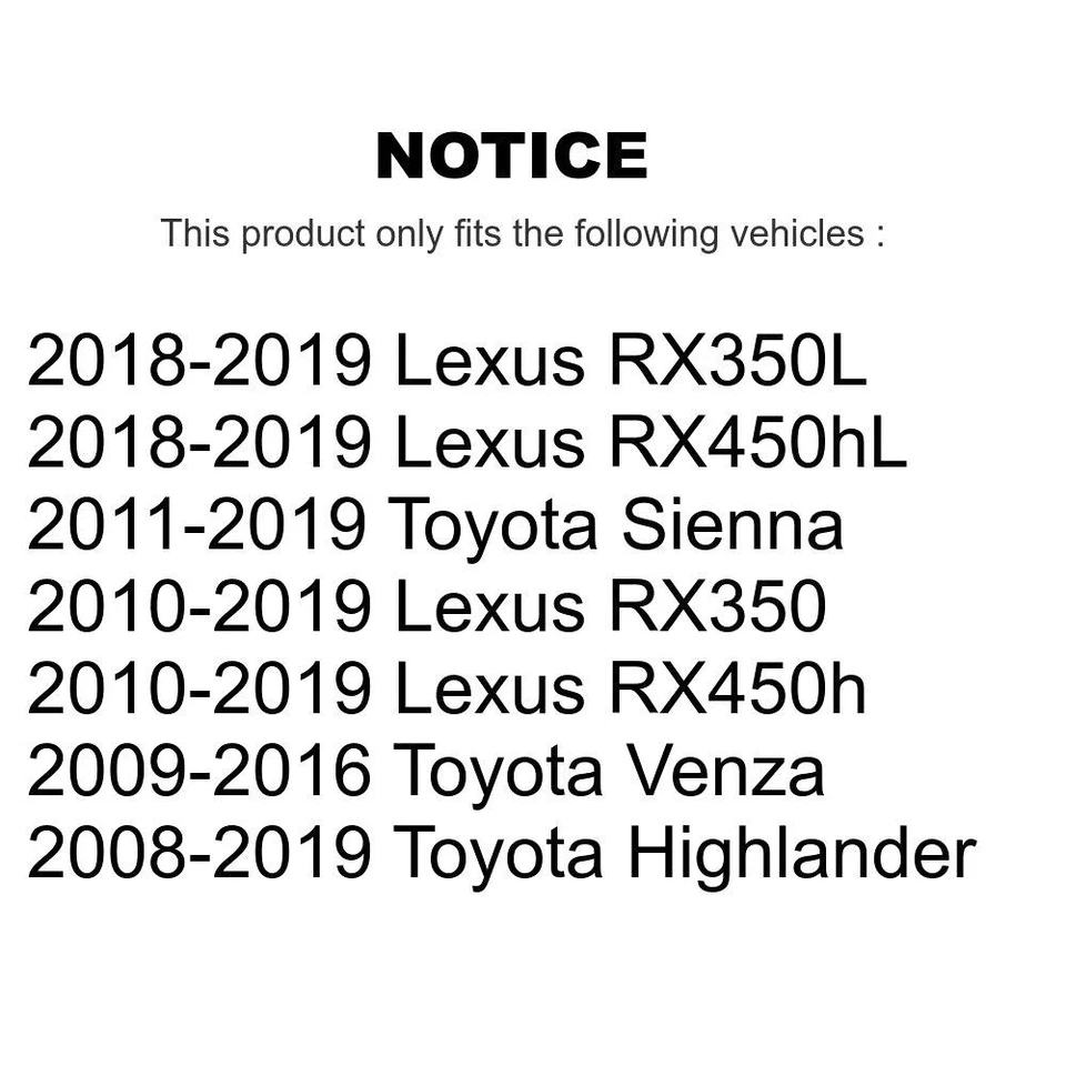 Kit de rótulas delanteras para Lexus RX350 RX450h RX350L RX450hL 2010-2022 oe1S Foto 2 de 2