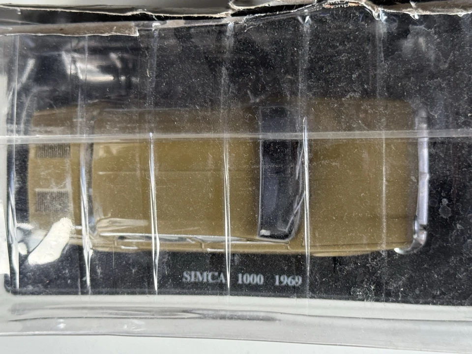 i431 ATLAS 1:24 Duncan 1000 von 1969 OVP  braungelb 4976 Simca Matra - Bild 2 von 4