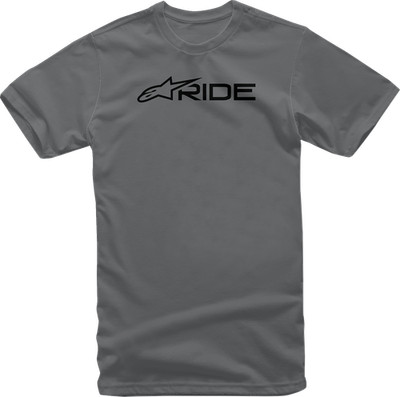 Alpinestars Ride 3.0 T-Shirt Charcoal Black XL Cotton Universal 1232722001810XL