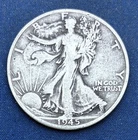 1945-D Walking Liberty Half Dollar  Silver Coin - combined shipping avail.