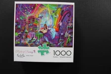 Flights of Fantasy Magic Study, Rose cat Khan, 1000 Piece Jigsaw Puzzle Buffalo