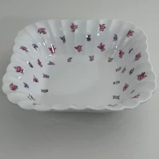 Copeland Spode Dimity 7 5/8" Square Vegetable Bowl - Vintage England