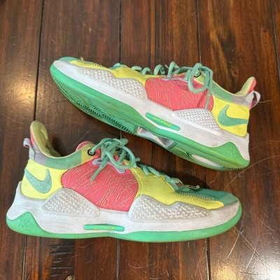 Nike PG 5 Daughters Green Glow Paul George Basketball Shoes