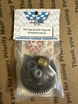 Robinson Racing 7854 Slipper Unit 54T Gen 3 Hardens Steel Spur Gear Slash 4x4