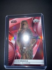 Topps 2022 Chrome Black Star Wars Chewbacca CB-2 Numbered 2/5