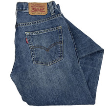 Levis 514 Jeans Boys Youth Size 14 Reg 27x27 Blue Straight Leg Stretch Denim