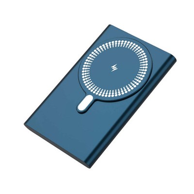 Color: Dark Blue - Magna Ultra Precision Supply Wireless Power Bank