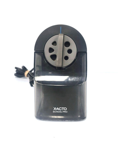 X-ACTO School Pro Durable Electric Pencil Sharpener Black/Gray 1670XX IT #2