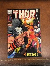 THE MIGHTY THOR #165 HIM. 1969 ADAM WARLOCK. SILVER AGE AMAZING JACK KIRBY COVER