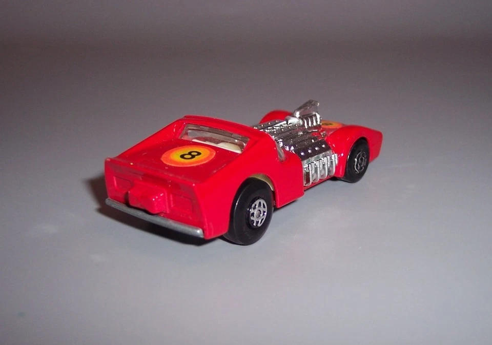 "MATCHBOX" *SUPERRÁPIDO* SF-19 ROAD DRAGSTER **ROJO** COMO NUEVO EN CAJA Foto 4 de 4