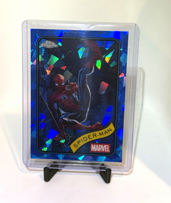 2025 Topps Chrome Marvel Sapphire Spider-Man #101