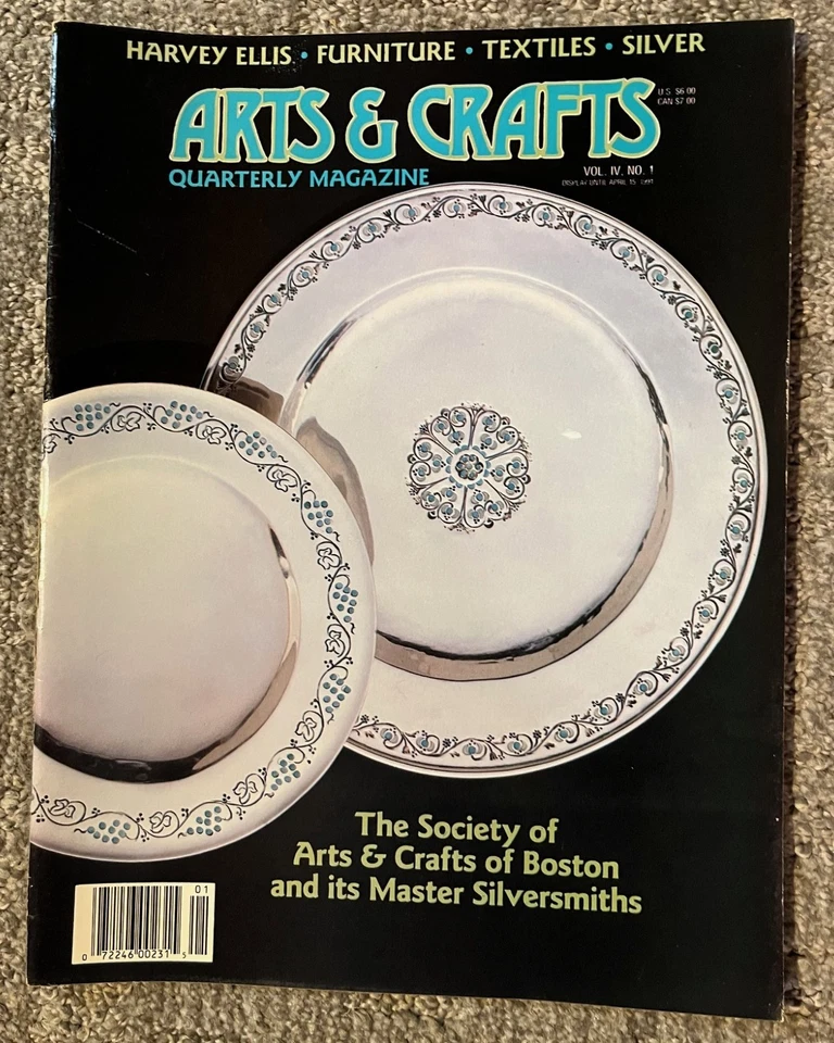 3 Issues "Arts & Crafts Quarterly" (Style 1900), Vols 3-5, 1990-1992 - Image 4 of 4