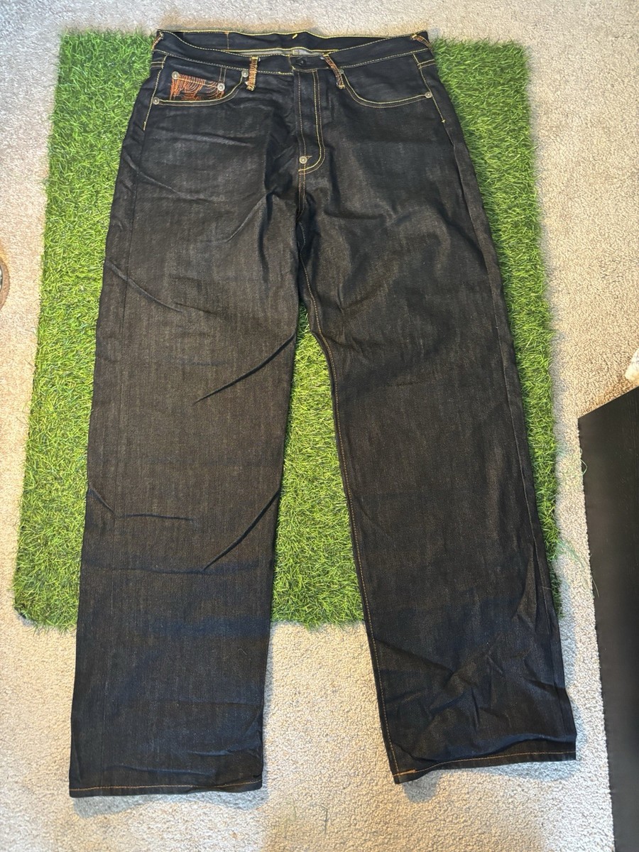 Evisu Jeans LOT 2001 Denim Pants 36x36 Evisu Jeans Made In Japan