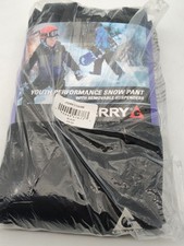 Gerry-Unisex-Youth Performance Snow/Ski Pant W/Removable Suspenders-Black XS 5/6