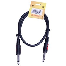 Superlux CFI0.6PP - 0.6m Instrument Cable straight 6.35mm mono jack-jack