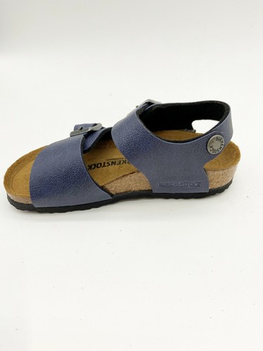Birkenstock Navy Blue Kids New York BS Sandals Narrow Fit - Picture 4 of 6