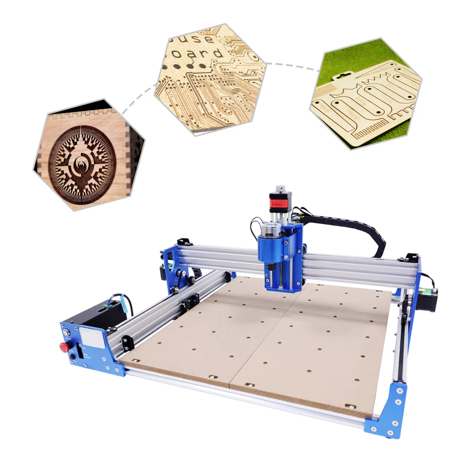 Промышленный 3-осевой фрезерный станок с ЧПУ 4040 для резьбы по дереву гравер резак - Изображение 2 из 4