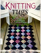 2014 Knitting Rugs 39 Traditional Contemporary Innovative Designs Book 15216