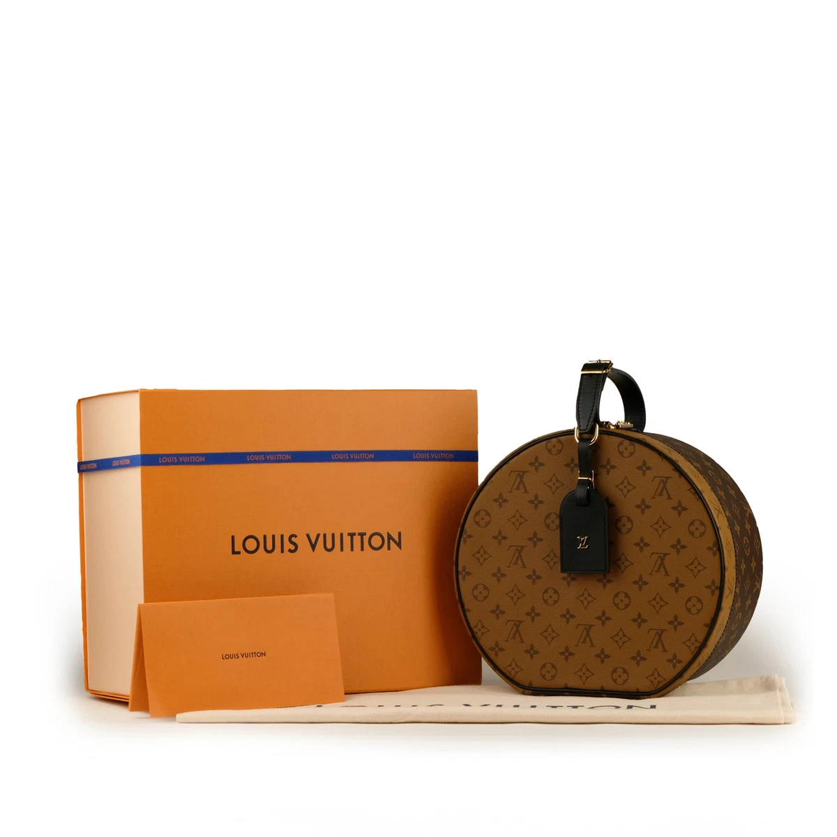 LOUIS VUITTON Reverse Monogram Hat Box 30 Round Bag