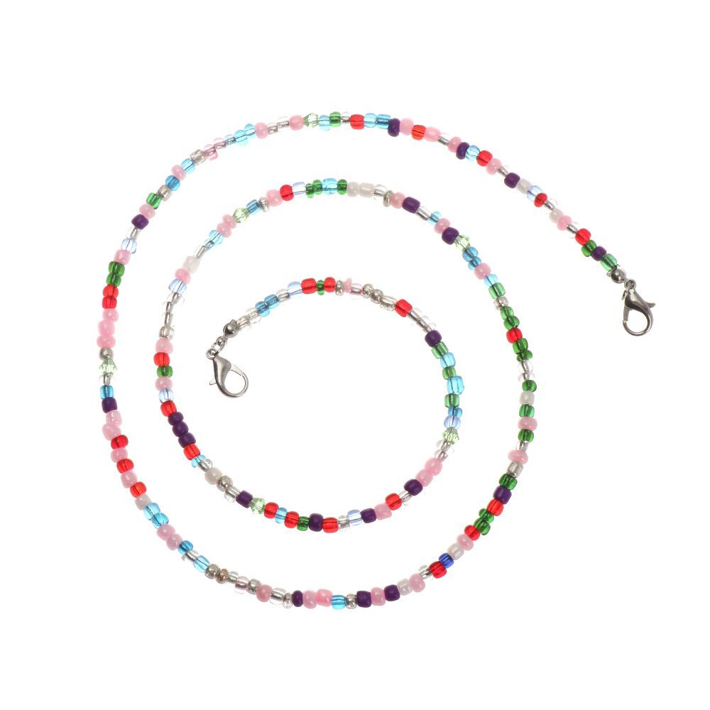 Men Reading Glasses Chain Acrylic Beaded Chain Face Mask Lanyards Neck