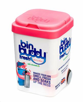 Bin Buddy Fresh Berry Blast Rollmülleimer Abfallbeutel Pulver Erfrischer Duft 450g