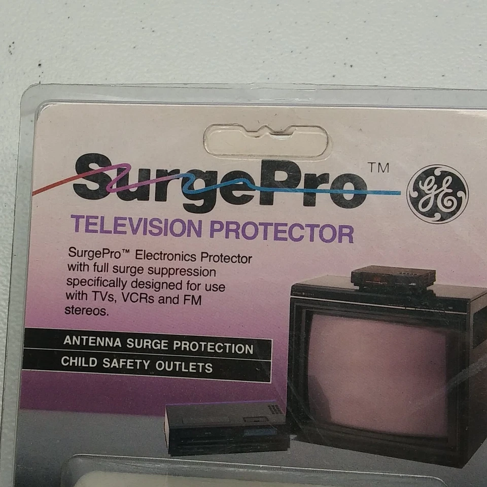 1987 GE Surge Pro Television Surge Protector Coaxial For Older TV VCR Stereo's - Image 4 of 4