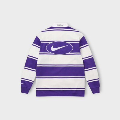 Supreme x Nike Stripe Rugby Black Mサイズ Supreme x Nike Stripe Rugby Black