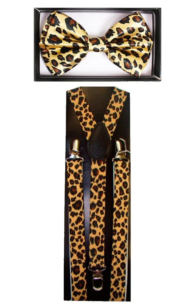 Tirantes Elásticos Leopardo para hombres