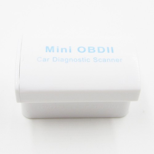 OBDII Mini OBD2 Car Diagnostic Scanner Detector Tester Bluetooth White - Afbeelding 1 van 5