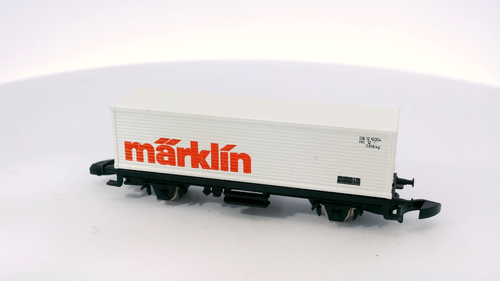 Märklín Mini-Club 8617 DB Märklín Container Car Box Car Rail Train Car Z Marklin - Picture 2 of 10