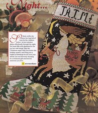 ANGEL STOCKING Cross-Stitch (Single Pattern F...