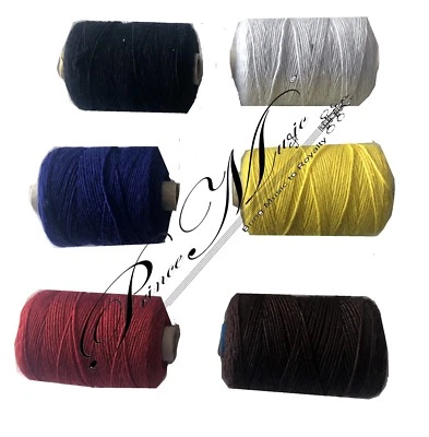 PRINCE MUSIC BAGPIPE MAINTANANCE THREAD HEMP - YELLOW, BLACK, RED