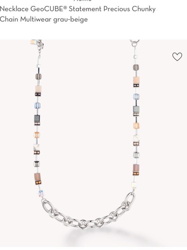 Coeur De Lion Multi Wear Chunky Necklace/Bracelet Set,Statement Set RRP £348.00 - Picture 3 of 9
