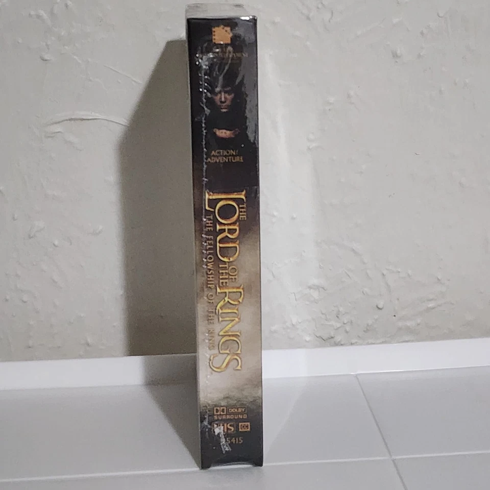 The Lord of the Rings Fellowship of the Ring 2002 VHS Sealed - Never Circulated - Image 2 of 4