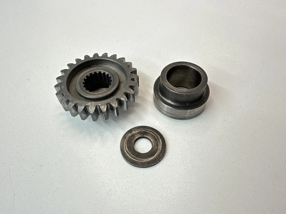 OEM 93 94 95 SUZUKI RM 250 RM250 CIGÜEÑAL MANIVELA TRANSMISIÓN PRIMARIA ENGRANAJE Y ESPACIADOR Foto 2 de 4