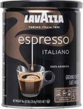 Lavazza, Ground Coffee Espresso Italiano, Medium Roast, 8oz (PACK OF 2)