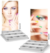 Verkaufsdisplay Universal Display Aufsteller mit Backcard Nr.01 9 x 29mm Quadrat