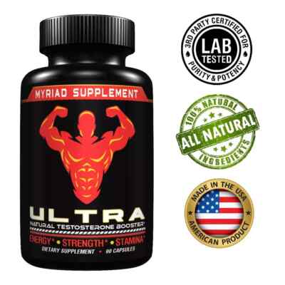 All around Testosterone Booster Pills 90 capsules Muscle Strength & Growth
